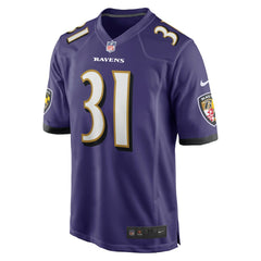 Jamal Lewis Baltimore Ravens Game Retired Player Jersey - Purple - Nike