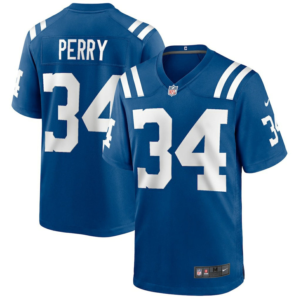 Joe Perry Indianapolis Colts Game Retired Player Jersey - Royal - Nike