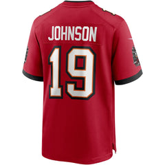 Keyshawn Johnson Tampa Bay Buccaneers Game Retired Player Jersey - Red - Nike
