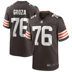 Lou Groza Cleveland Browns Game Retired Player Jersey - Brown - Nike