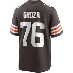 Lou Groza Cleveland Browns Game Retired Player Jersey - Brown - Nike