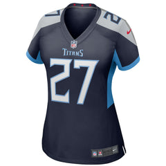 Eddie George Tennessee Titans Women's Game Retired Player Jersey - Navy - Nike