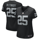 Fred Biletnikoff Las Vegas Raiders Women's Game Retired Player Jersey - Black - Nike