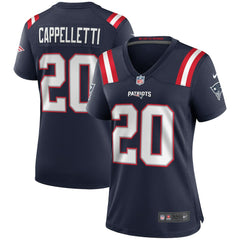 Gino Cappelletti New England Patriots Women's Game Retired Player Jersey - Navy - Nike
