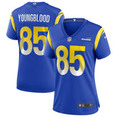 Jack Youngblood Los Angeles Rams Women's Game Retired Player Jersey - Royal - Nike