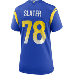 Jackie Slater Los Angeles Rams Women's Game Retired Player Jersey - Royal - Nike