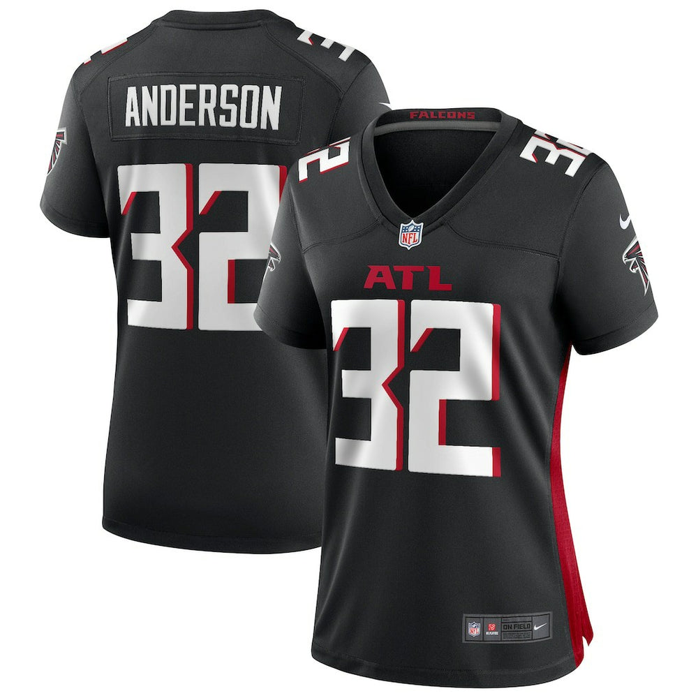 Jamal Anderson Atlanta Falcons Women's Game Retired Player Jersey - Black - Nike