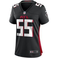 John Abraham Atlanta Falcons Women's Game Retired Player Jersey - Black - Nike