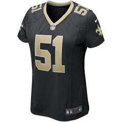 Jonathan Vilma New Orleans Saints Women's Game Retired Player Jersey - Black - Nike