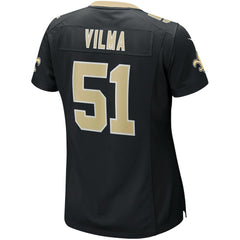 Jonathan Vilma New Orleans Saints Women's Game Retired Player Jersey - Black - Nike