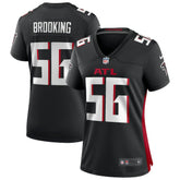 Keith Brooking Atlanta Falcons Women's Game Retired Player Jersey - Black - Nike