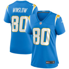 Kellen Winslow Los Angeles Chargers Women's Game Retired Player Jersey - Powder Blue - Nike