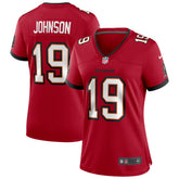 Keyshawn Johnson Tampa Bay Buccaneers Women's Game Retired Player Jersey - Red - Nike