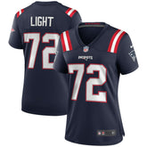Matt Light New England Patriots Women's Game Retired Player Jersey - Navy - Nike