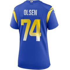 Merlin Olsen Los Angeles Rams Women's Game Retired Player Jersey - Royal - Nike