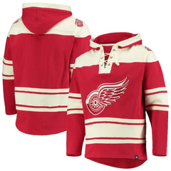 Detroit Red Wings '47 Superior Lacer Hoodie - Red | 47 brand online