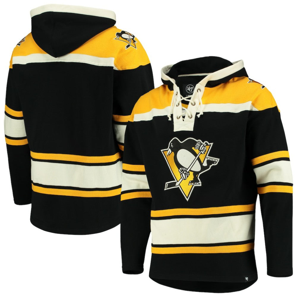 Pittsburgh Penguins '47 Superior Lacer Hoodie - Black | 47 brand online