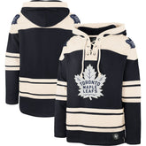 Toronto Maple Leafs '47 Superior Lacer Pullover Hoodie - Navy/Cream | 47 brand near me