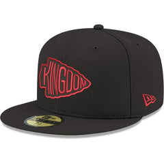 Kansas City Chiefs New Era Omaha 59FIFTY Fitted Hat - Black - NFL