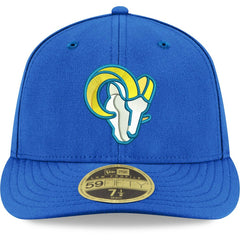 Los Angeles Rams New Era Omaha Low Profile 59FIFTY Fitted Team Hat - Royal - NFL