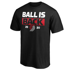 Portland Trail Blazers Ball Is Back T-Shirt Black