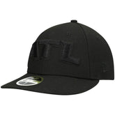 Atlanta Falcons New Era Alternate Logo Black on Black Low Profile 59FIFTY II Fitted Hat - Black - NFL