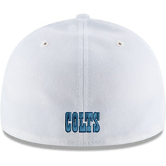 Indianapolis Colts New Era Omaha Low Profile 59FIFTY Fitted Hat - White - NFL