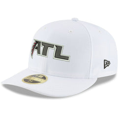 Atlanta Falcons New Era Omaha Low Profile 59FIFTY Fitted Hat - White - NFL