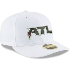Atlanta Falcons New Era Omaha Low Profile 59FIFTY Fitted Hat - White - NFL