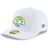 Los Angeles Rams New Era Omaha Low Profile 59FIFTY Fitted Hat - White - NFL