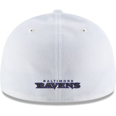 Baltimore Ravens New Era Omaha Low Profile 59FIFTY Fitted Hat - White - NFL