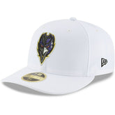Baltimore Ravens New Era Omaha Low Profile 59FIFTY Fitted Hat - White - NFL