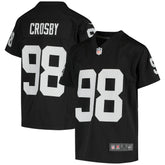 Maxx Crosby Las Vegas Raiders Youth Game Jersey - Black - Nike