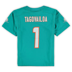 Tua Tagovailoa Miami Dolphins Preschool Game Jersey - Aqua - Nike