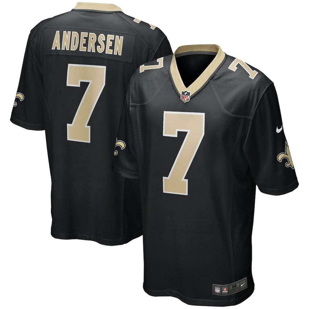 Morten Andersen New Orleans Saints Game Retired Player Jersey - Black - Nike