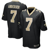 Morten Andersen New Orleans Saints Game Retired Player Jersey - Black - Nike
