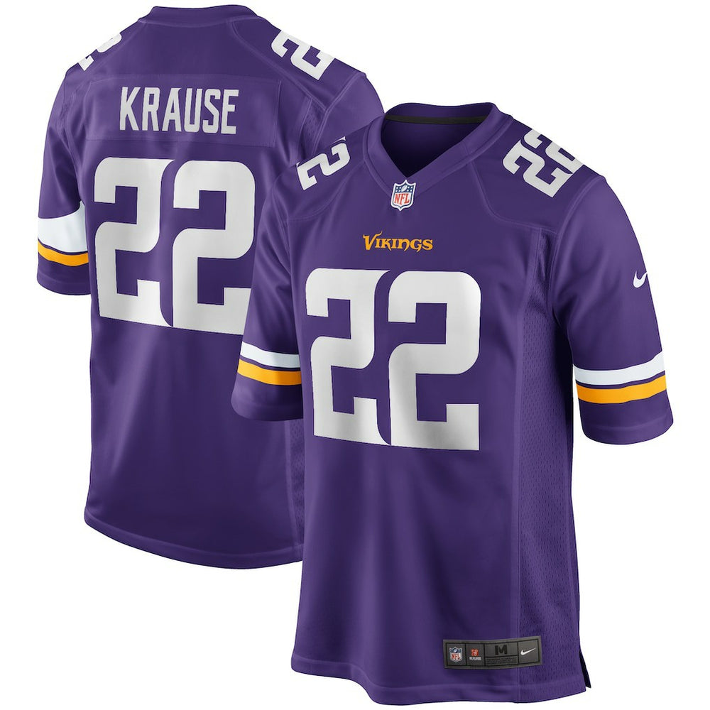 Paul Krause Minnesota Vikings Game Retired Player Jersey - Purple - Nike