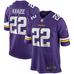 Paul Krause Minnesota Vikings Game Retired Player Jersey - Purple - Nike