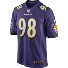 Tony Siragusa Baltimore Ravens Game Retired Player Jersey - Purple - Nike