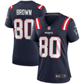 Troy Brown New England Patriots Women's Game Retired Player Jersey - Navy - Nike