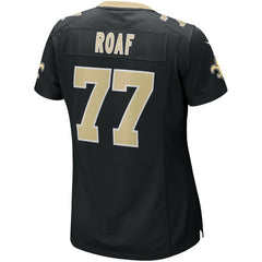 Willie Roaf New Orleans Saints Women's Game Retired Player Jersey - Black - Nike