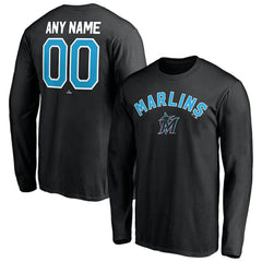 Miami Marlins Personalized Winning Streak Name & Number Long Sleeve T-Shirt Near Me