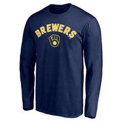 Milwaukee Brewers Personalized Winning Streak Name & Number Long Sleeve T-Shirt Online