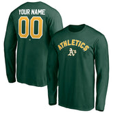 Athletics Personalized Winning Streak Name & Number Long Sleeve T-Shirt Discount