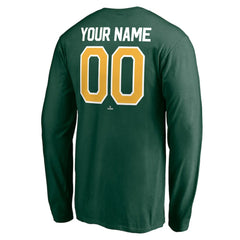 Athletics Personalized Winning Streak Name & Number Long Sleeve T-Shirt Discount