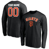 San Francisco Giants Personalized Winning Streak Name & Number Long Sleeve T-Shirt Online