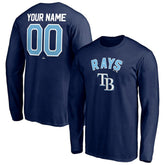 Tampa Bay Rays Personalized Winning Streak Name & Number Long Sleeve T-Shirt Sale