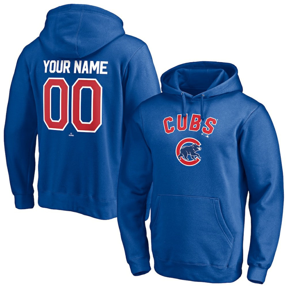 Chicago Cubs Personalized Winning Streak Name & Number Pullover Hoodie Discount