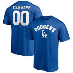 Los Angeles Dodgers Personalized Team Winning Streak Name & Number T-Shirt Discount