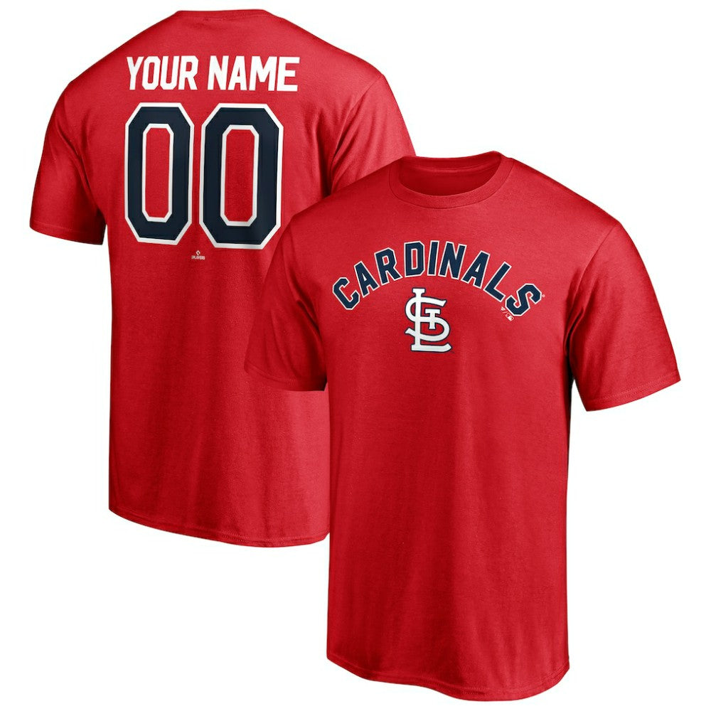 St. Louis Cardinals Personalized Team Winning Streak Name & Number T-Shirt Discount